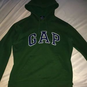 Green,gap hoodie,small,mens